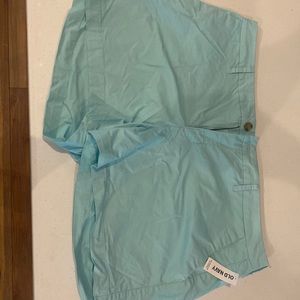 Old Navy shorts size 16.  Aqua colored.  Never worn.